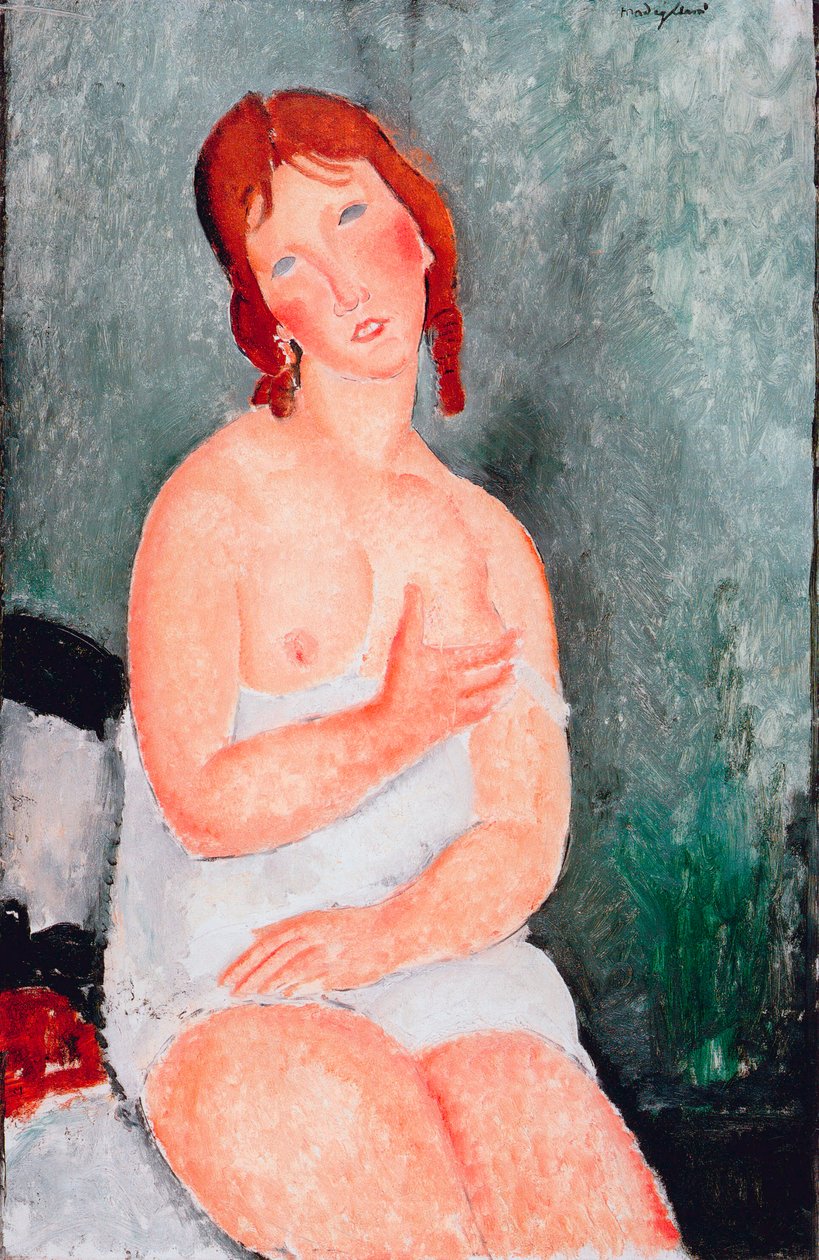 Gömlekli Genç Kadın, 1818 by Amedeo Modigliani