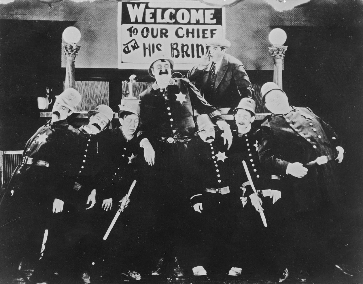 Keystone Kops, c.1915 by American Photographer