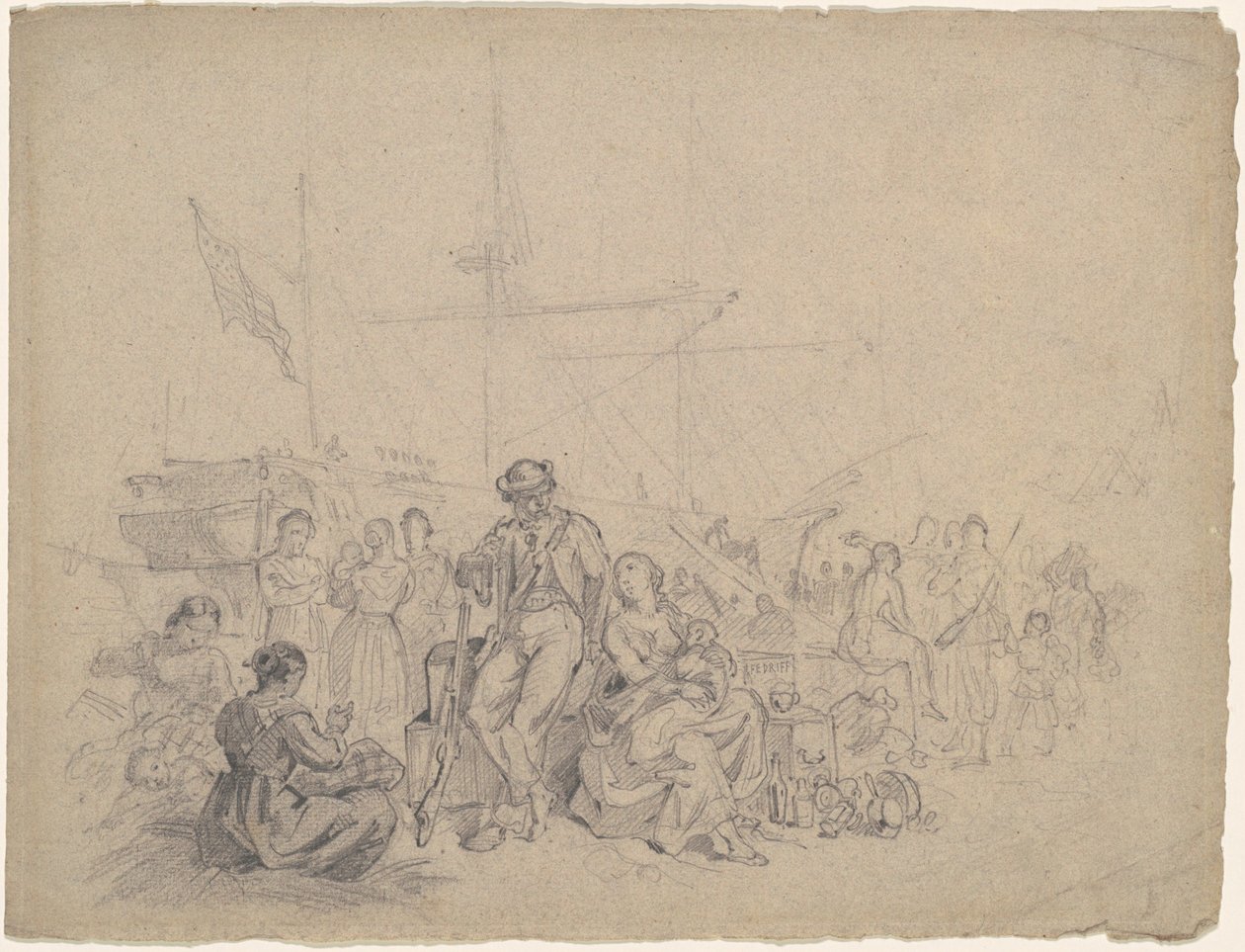 liman sahnesi by American 19th Century