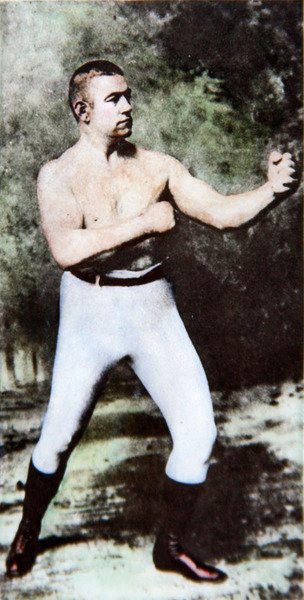 John L. Sullivan (renkli taş) by American Photographer
