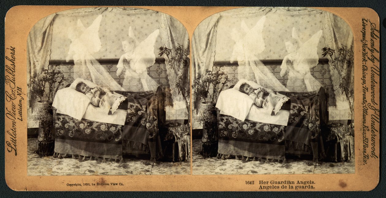 Koruyucu Melekleri, 1893 ( stereograf) by American School