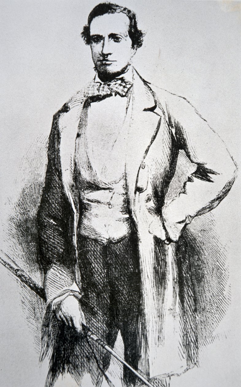 John Butterfield (1801-69) (gravür) by American School