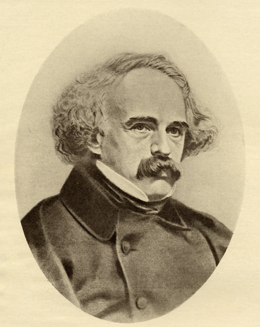 Nathaniel Hawthorne (1804-64) by American School