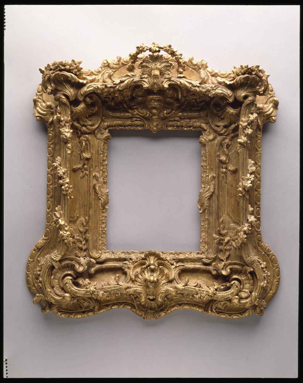 Resim çerçevesi, c.1740 (meşe ve yaldız) by American School