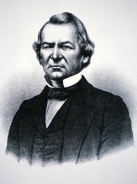 Başkan Andrew Johnson (1808-75) (gravür) by American School