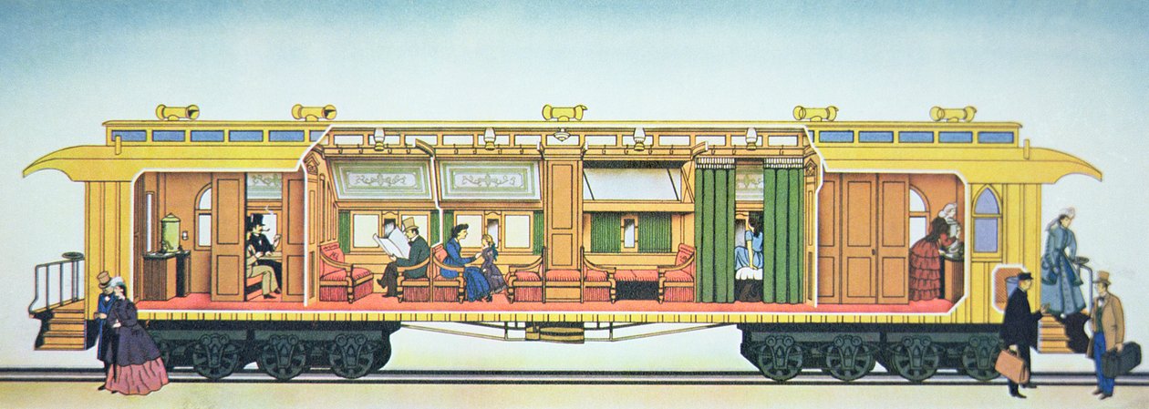 İlk lüks Pullman Uyuyan Araba by American School