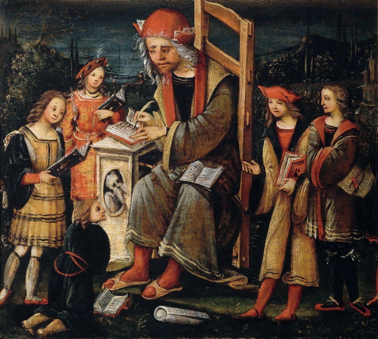 Imolalı Aziz Cassian. by Amico Aspertini