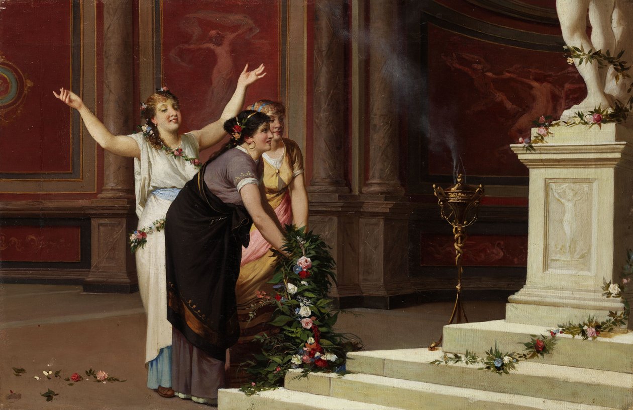 Das Venüsopfer by Amos Cassioli