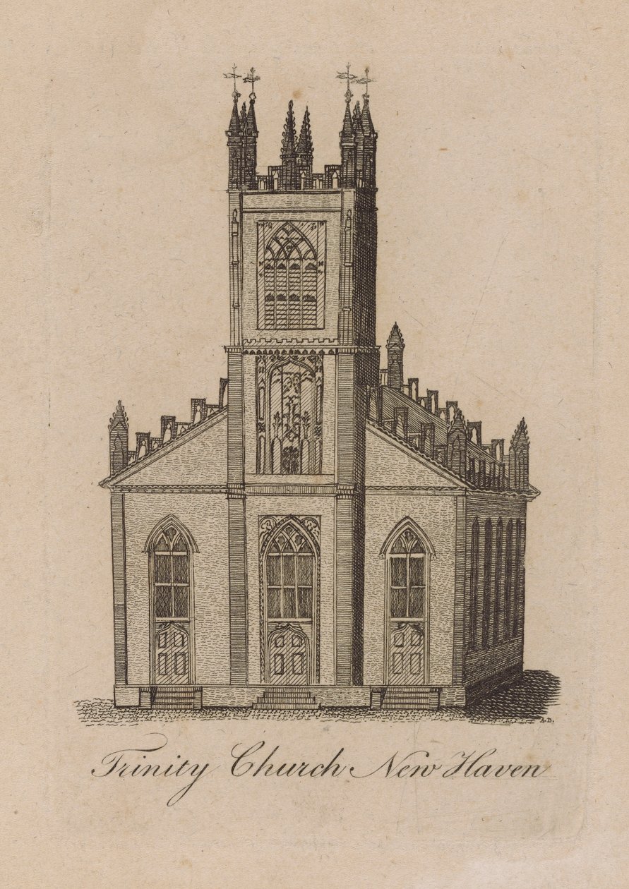 Trinity Kilisesi, New Haven by Amos Doolittle