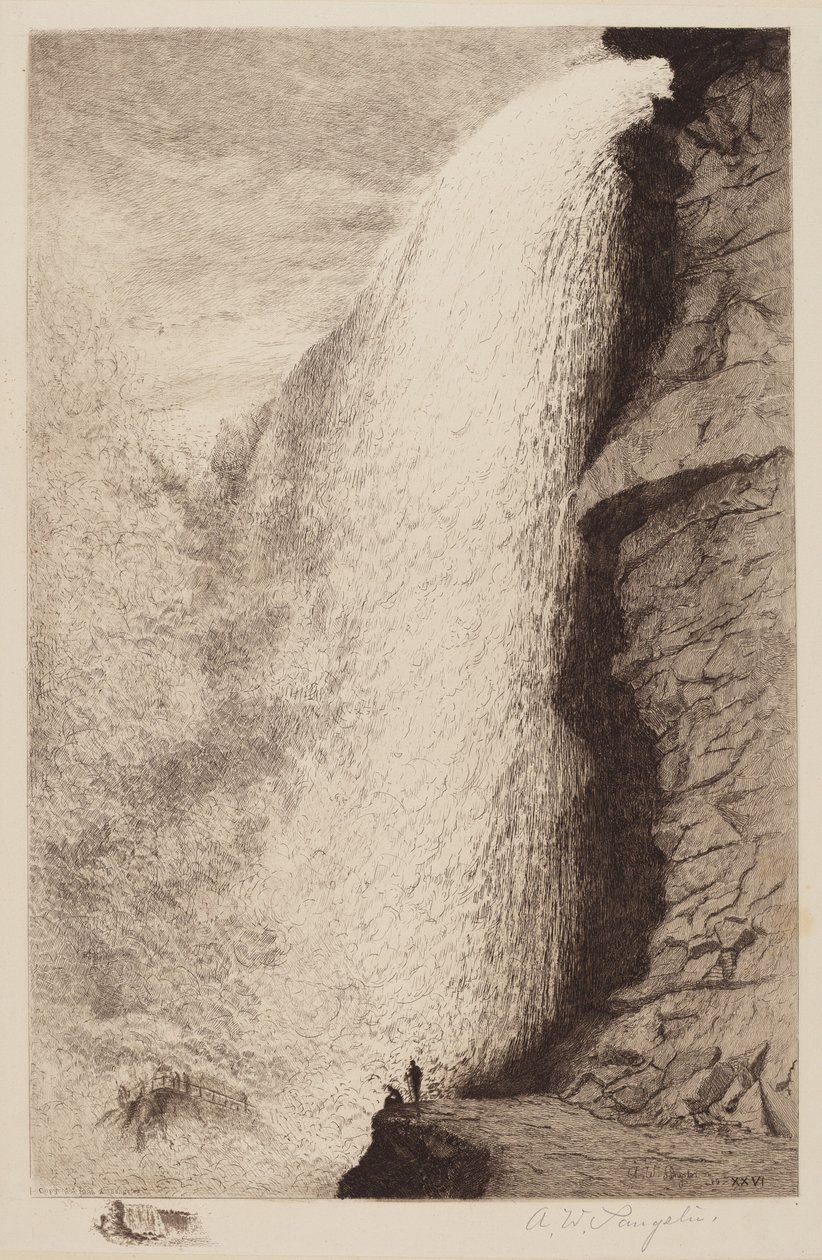 İsimsiz (Niagara Şelalesi) by Amos W. Sangster