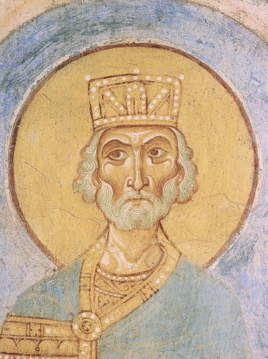 Kral David, 12. yüzyıl by Ancient Russian frescos