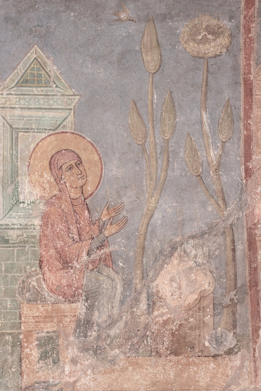 Aziz Anne Dua Eden, 12. yüzyıl by Ancient Russian frescos
