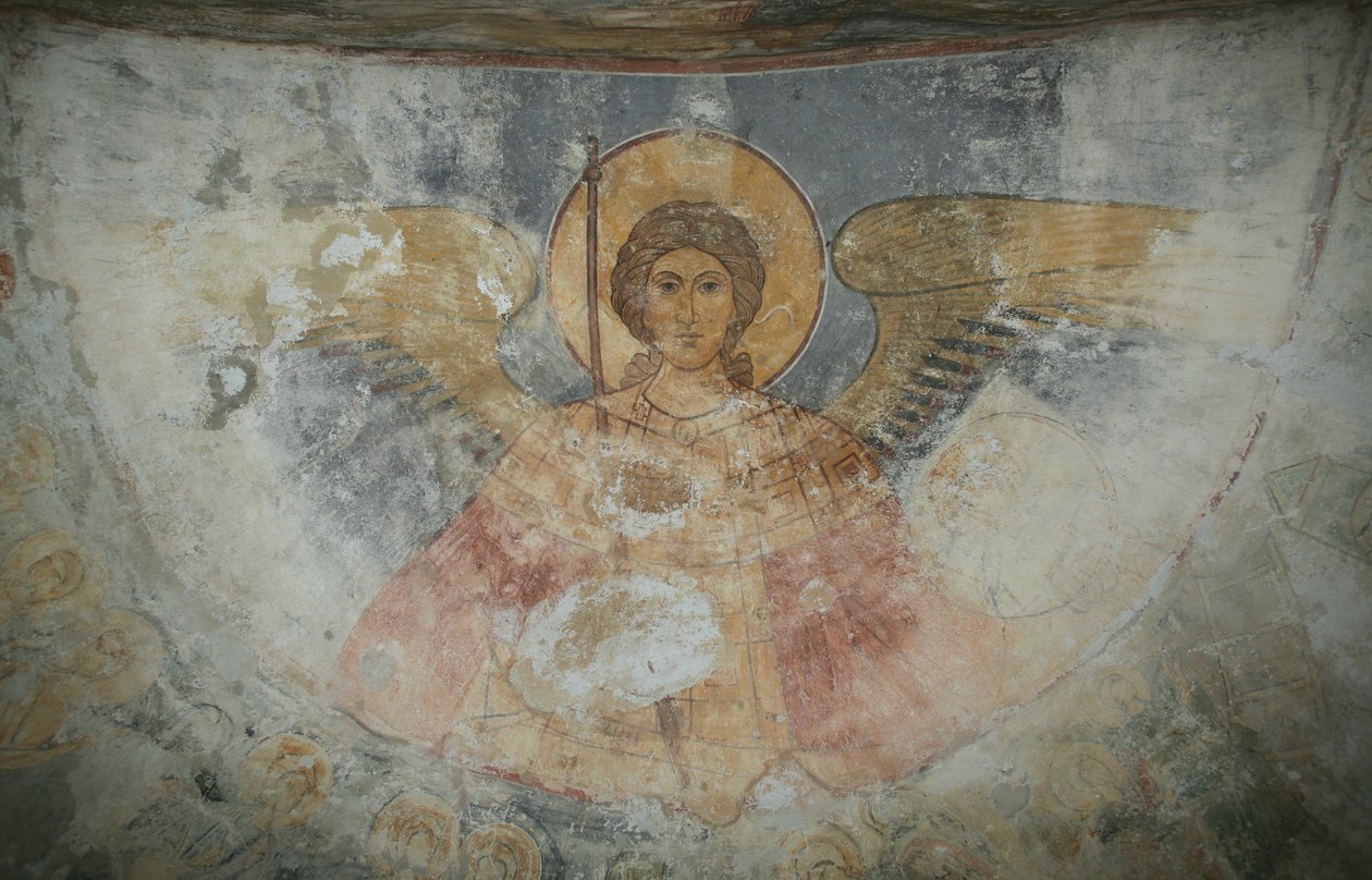 Aziz Michael Başmelek, 12. yüzyıl by Ancient Russian frescos