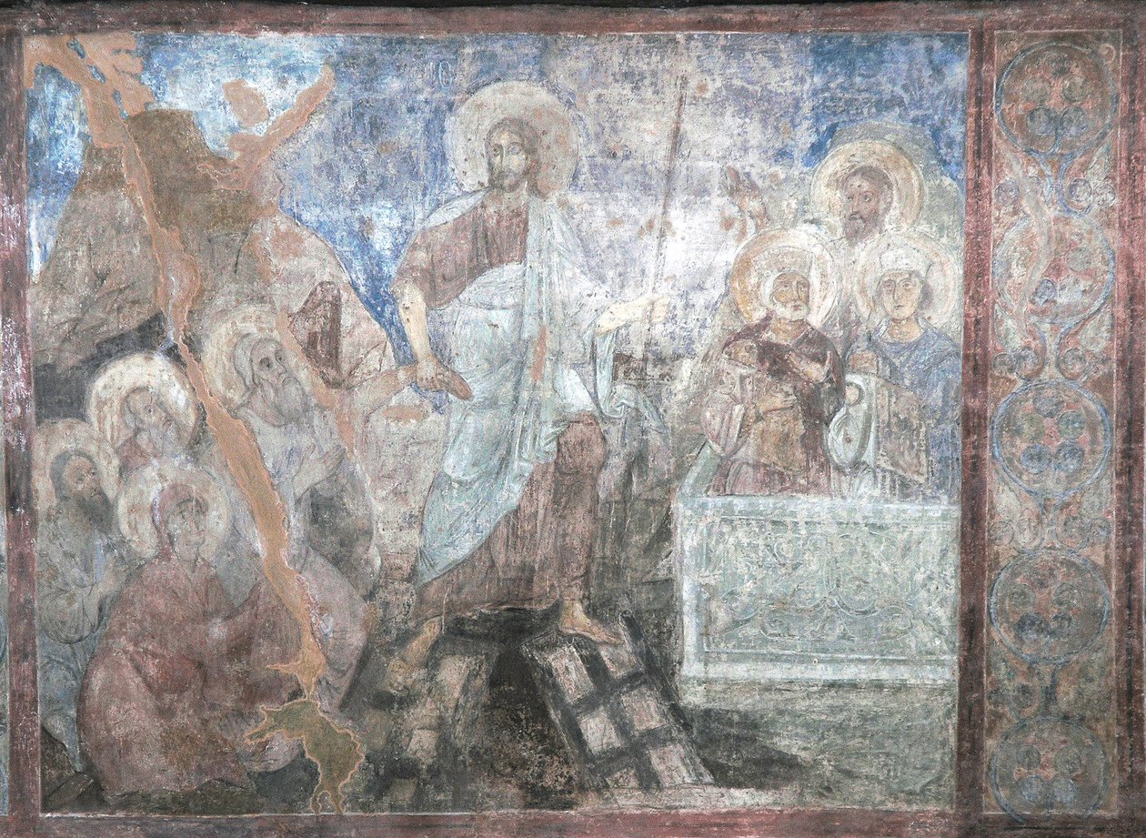 Cehenneme İniş by Ancient Russian frescos
