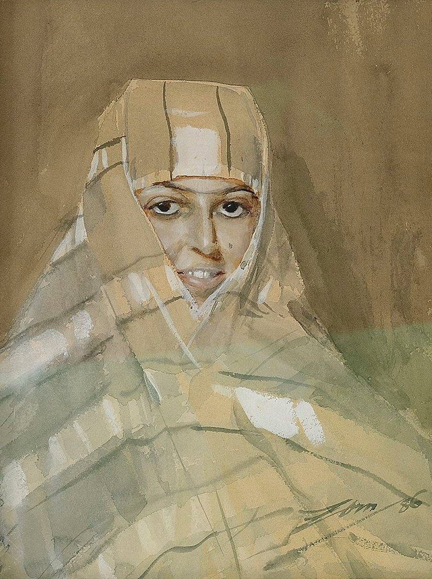 Bedevi kız by Anders Leonard Zorn