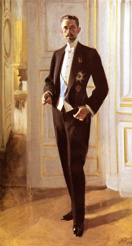 Gustav V by Anders Leonard Zorn
