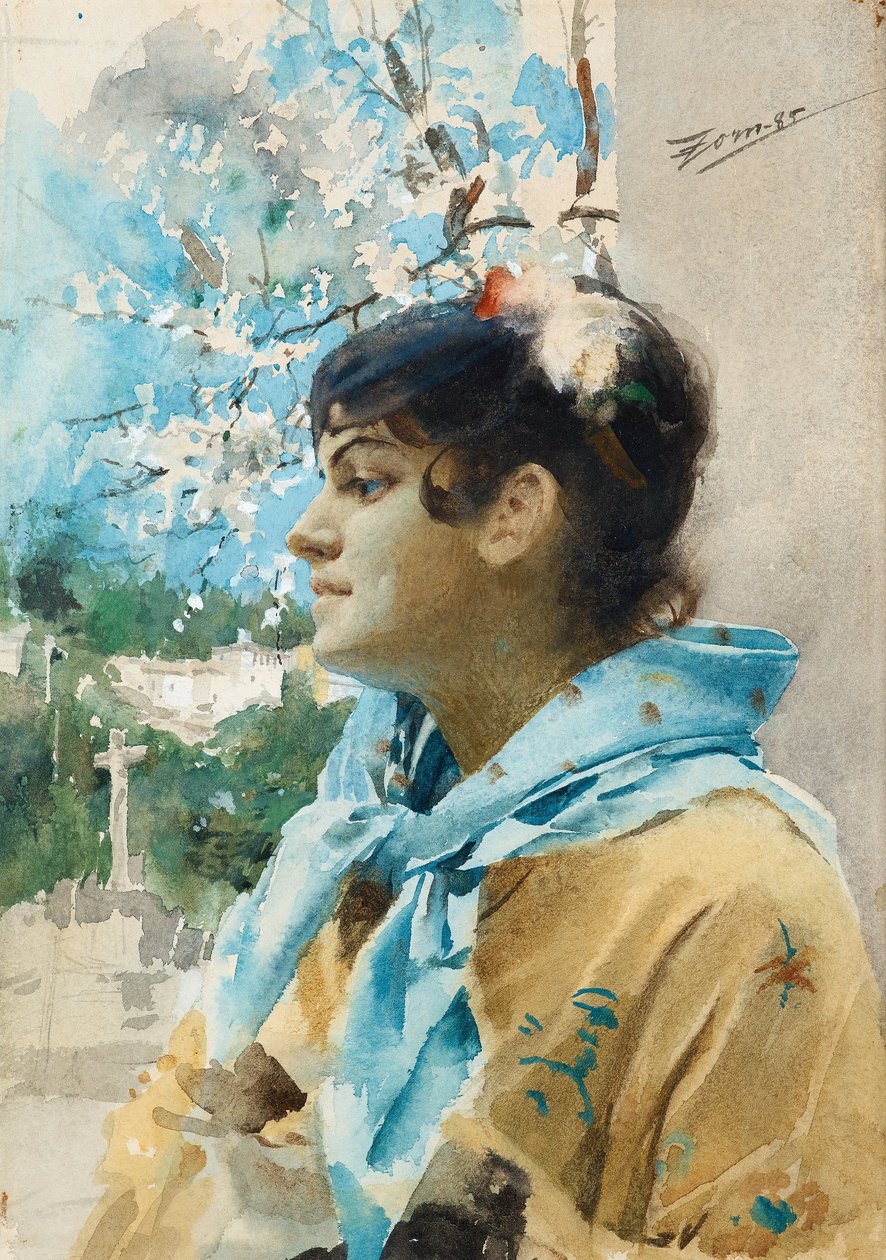 İspanya ve profil I by Anders Leonard Zorn