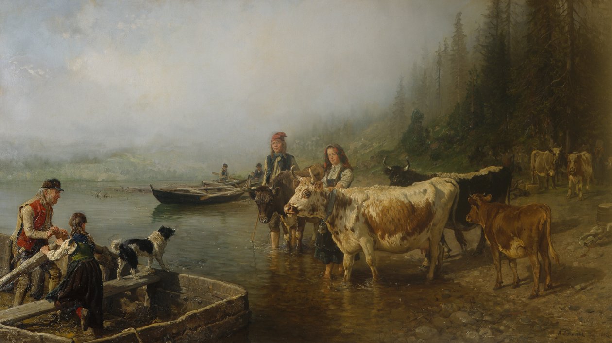 Göl kenarında feribot yeri by Anders Askevold