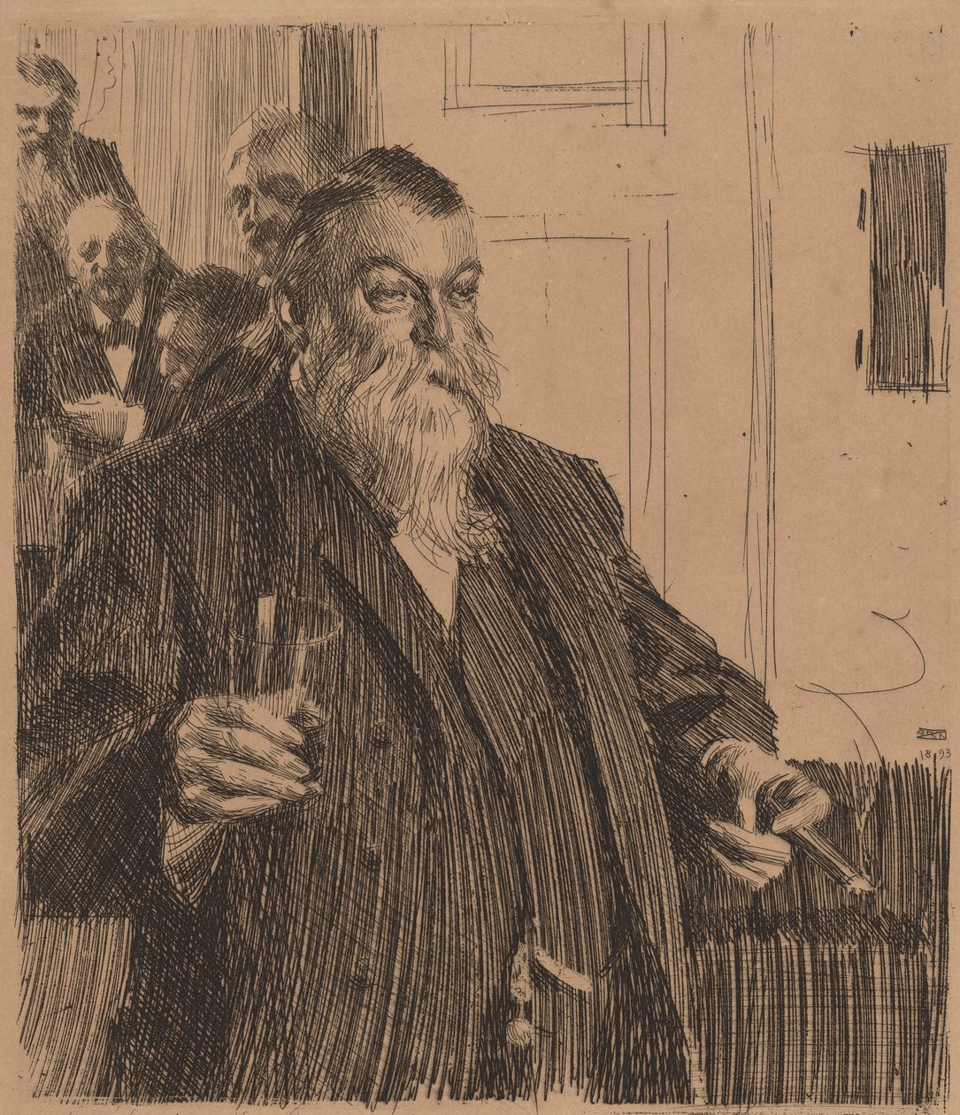 Bir Tost II, 1893. by Anders Leonard Zorn