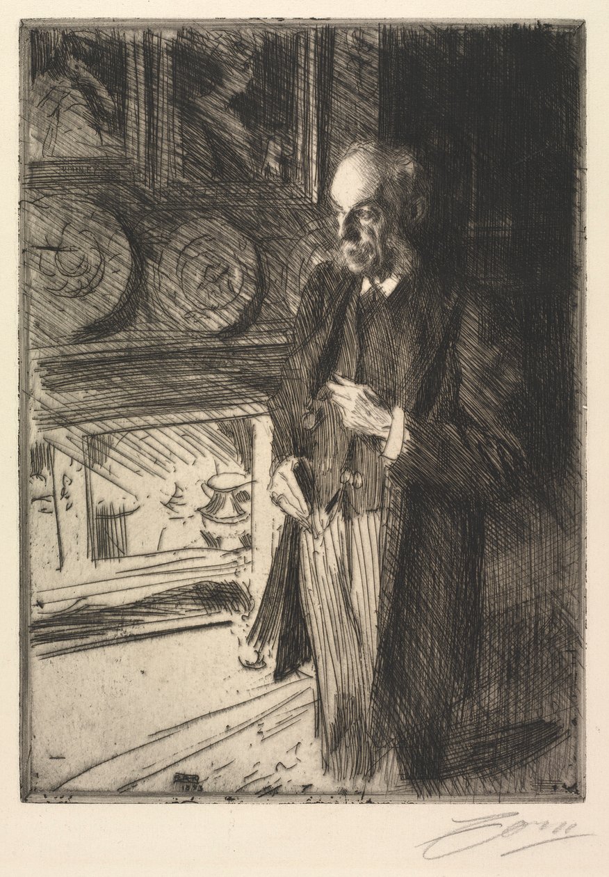 Henry Marquand, 1893. by Anders Leonard Zorn