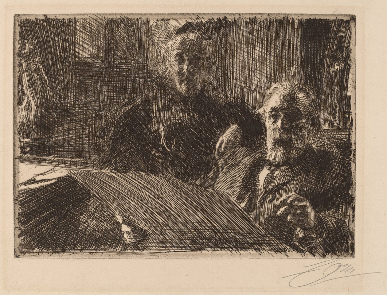 Bay ve Bayan Furstenburg, 1895. by Anders Leonard Zorn
