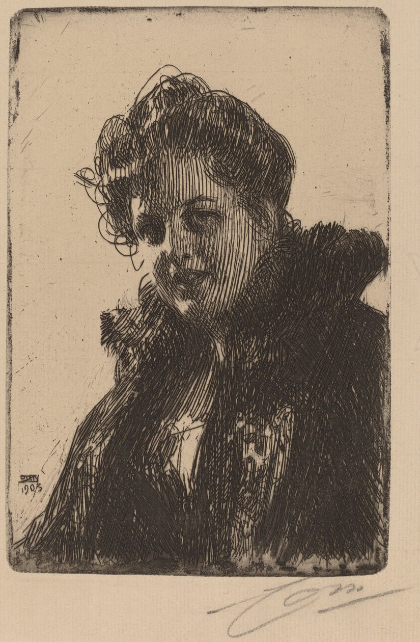 Bayan. Granberg, 1903. by Anders Leonard Zorn