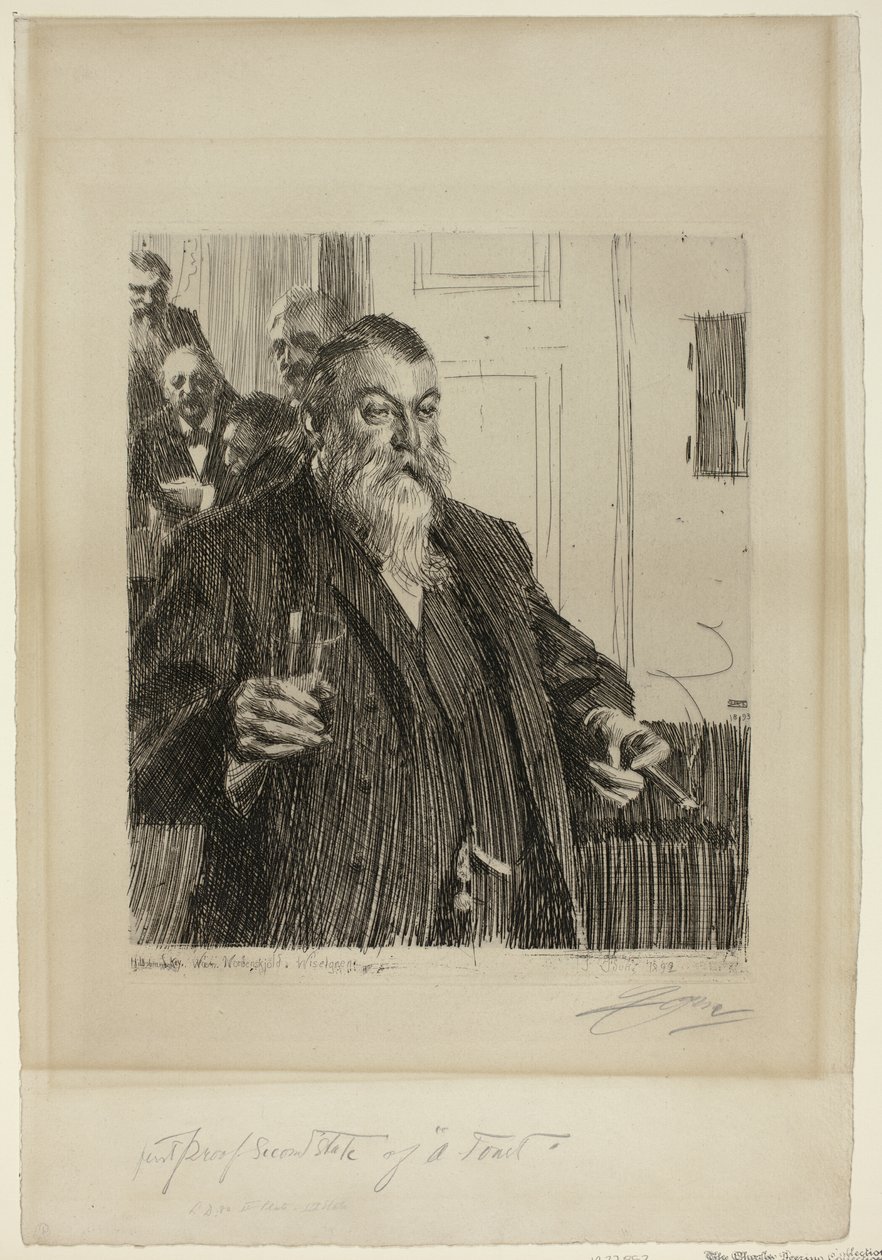 Bir Tost II by Anders Leonard Zorn