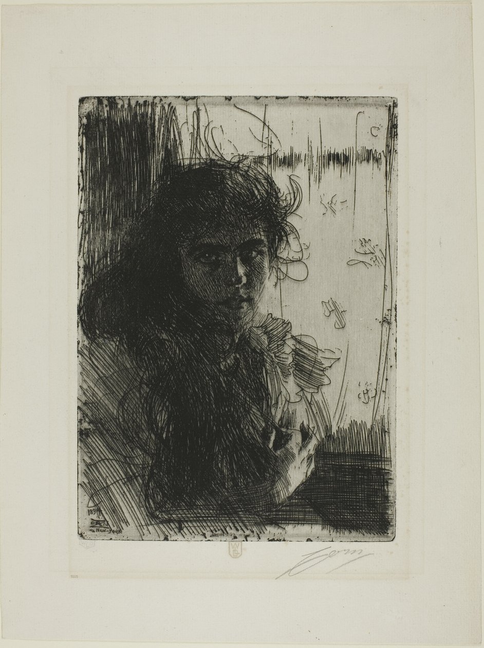 İrlandalı Kız veya Annie by Anders Leonard Zorn