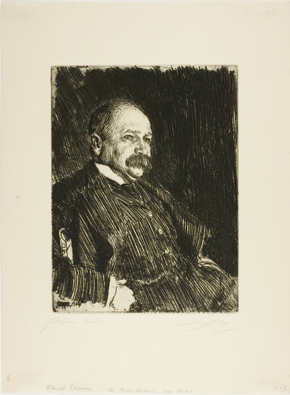 Albay Lamont III (Büst) by Anders Leonard Zorn