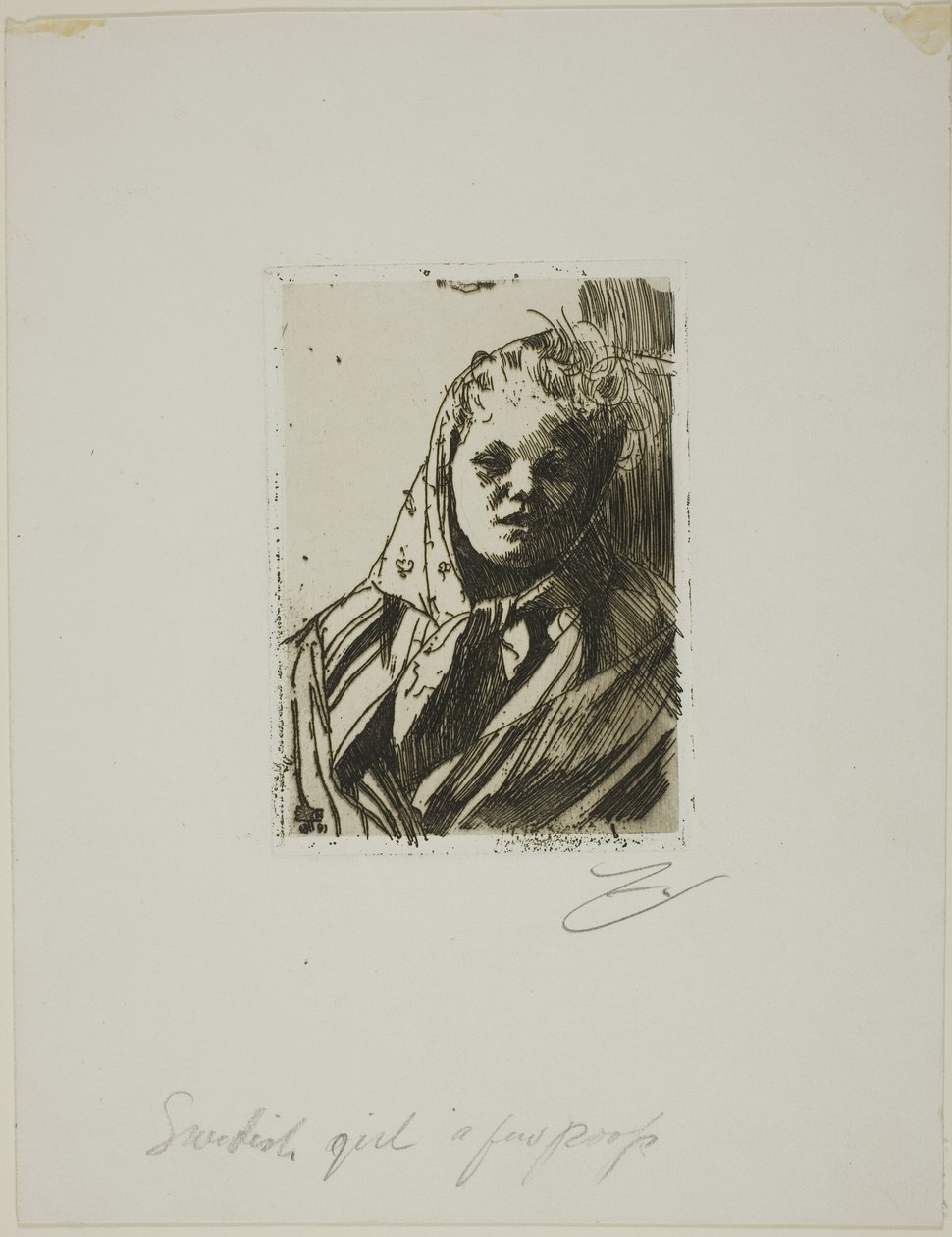Dalecarlian Köylü Kadın by Anders Leonard Zorn