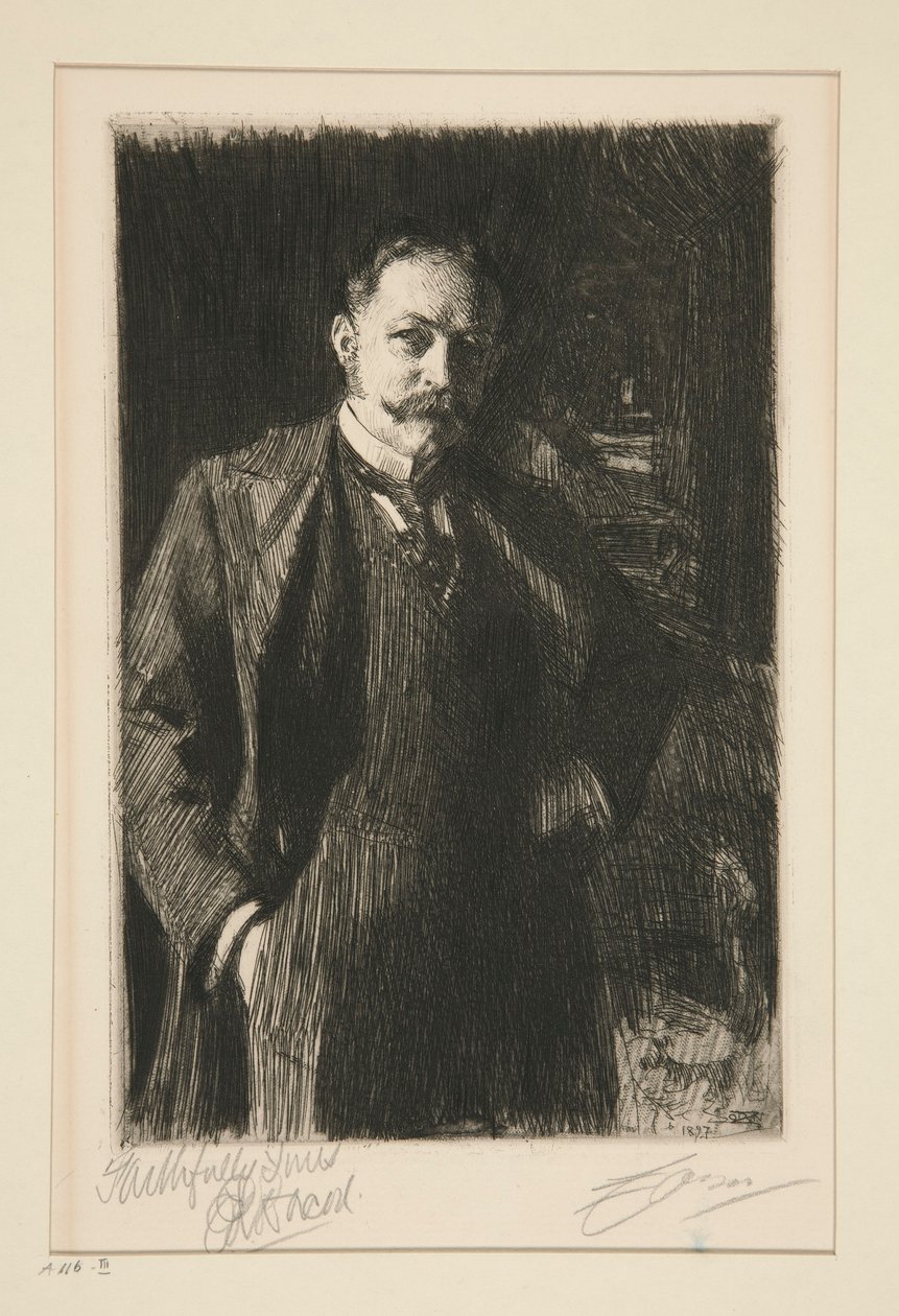 E.R. Domuz pastırması by Anders Leonard Zorn