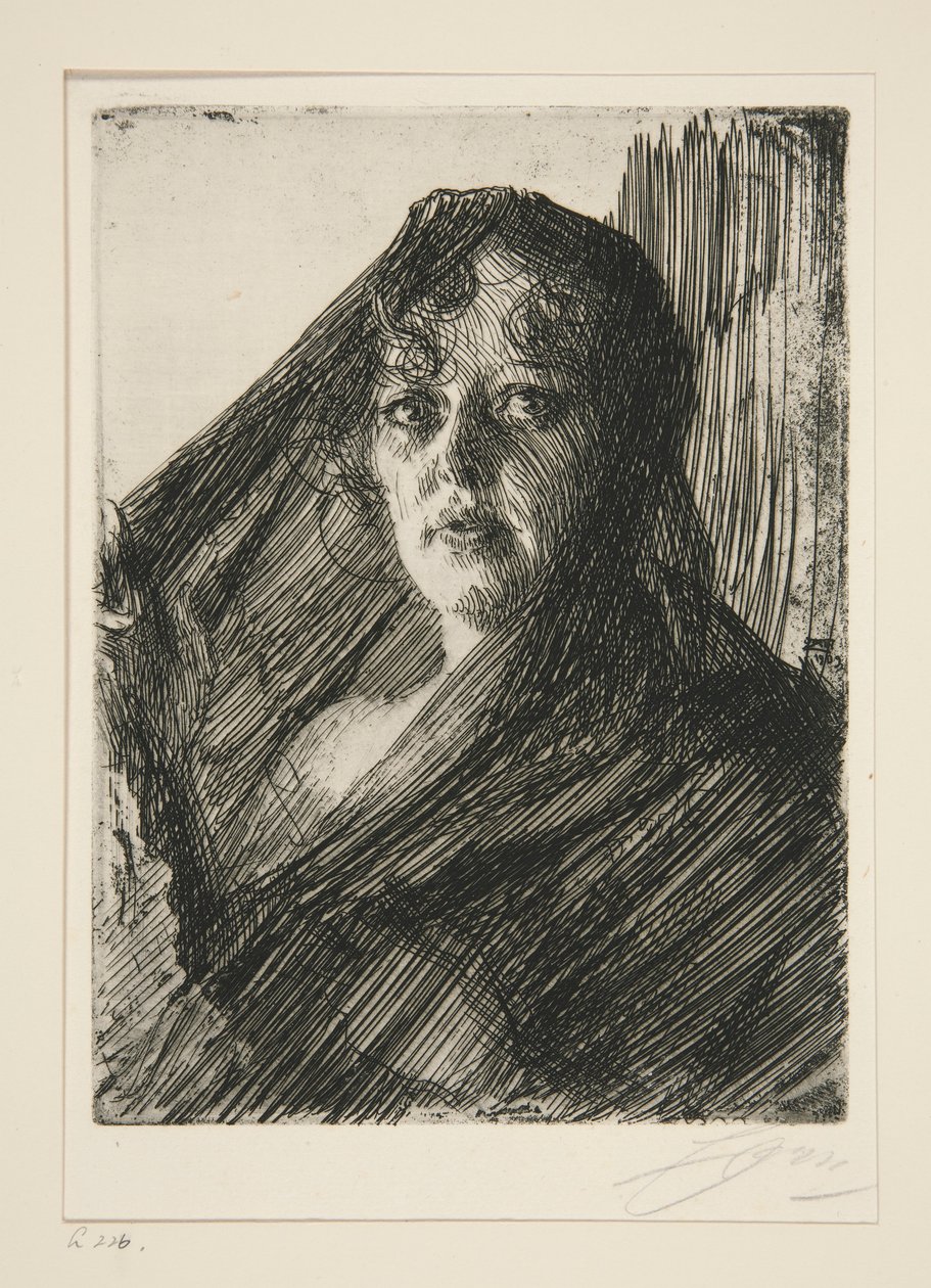 Gerda Lundequist by Anders Leonard Zorn