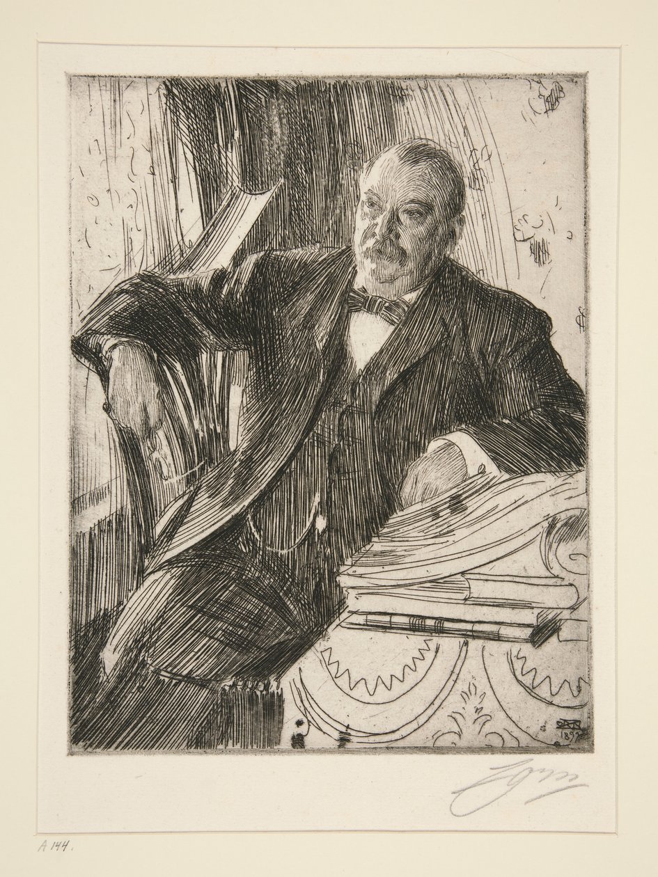 Grover Cleveland II by Anders Leonard Zorn