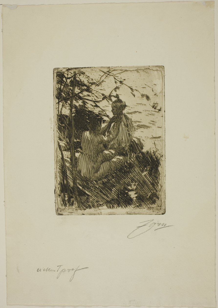 Açık havada by Anders Leonard Zorn
