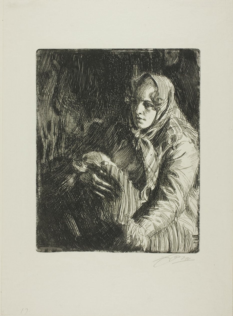 Madonna (Bir Anne) by Anders Leonard Zorn