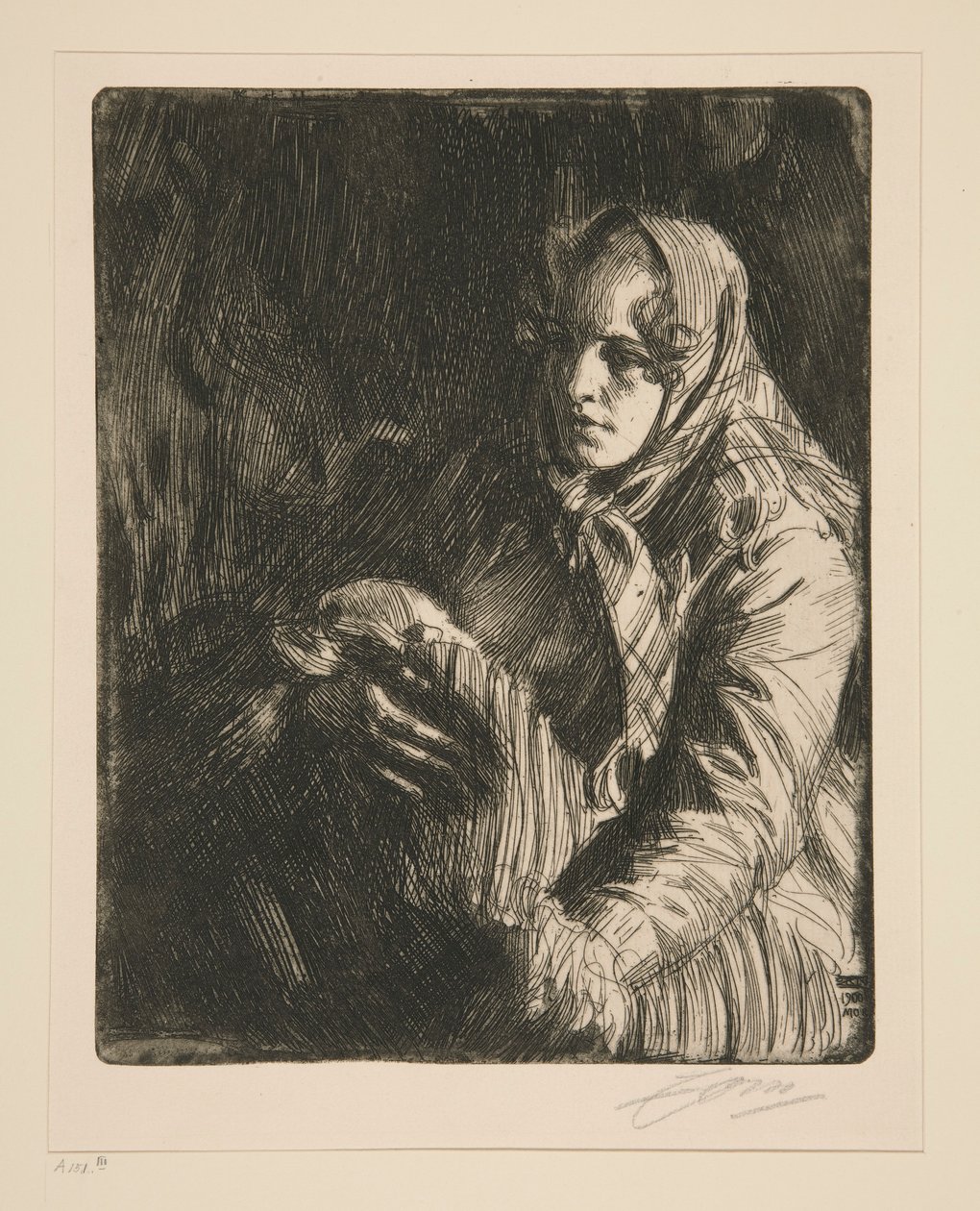 Madonna (Bir Anne) by Anders Leonard Zorn