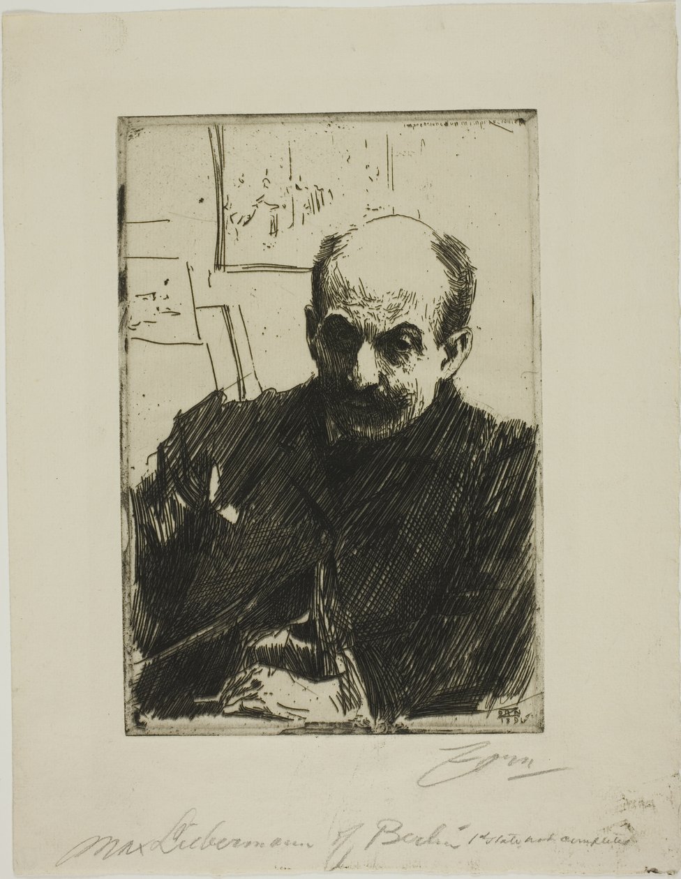 Maksimum Liebermann by Anders Leonard Zorn