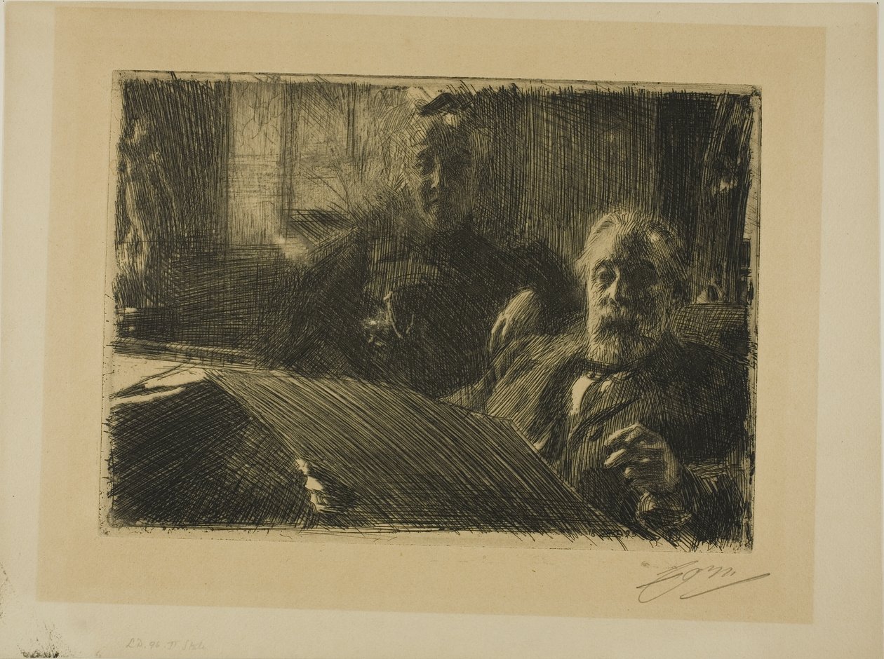 Bay ve Bayan Fürstenberg by Anders Leonard Zorn