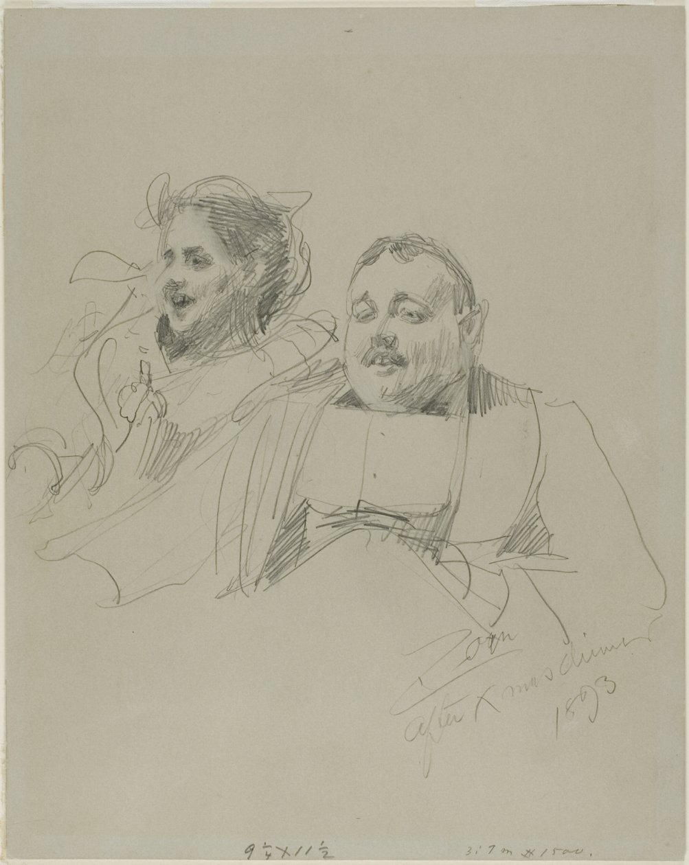 Bay ve Bayan Raymond Johnson by Anders Leonard Zorn