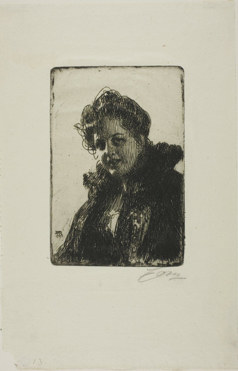 Bayan. Granberg by Anders Leonard Zorn