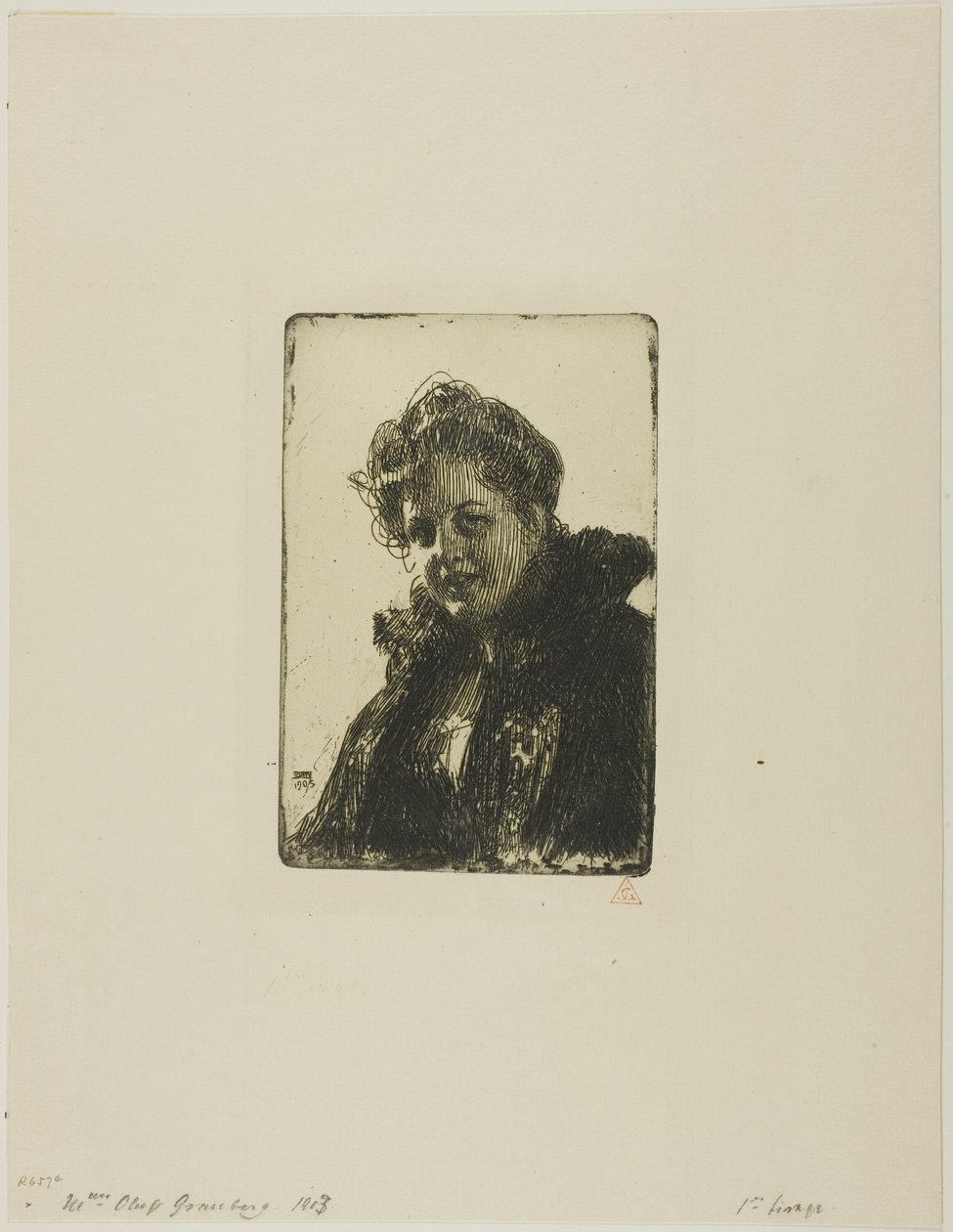 Bayan. Granberg by Anders Leonard Zorn