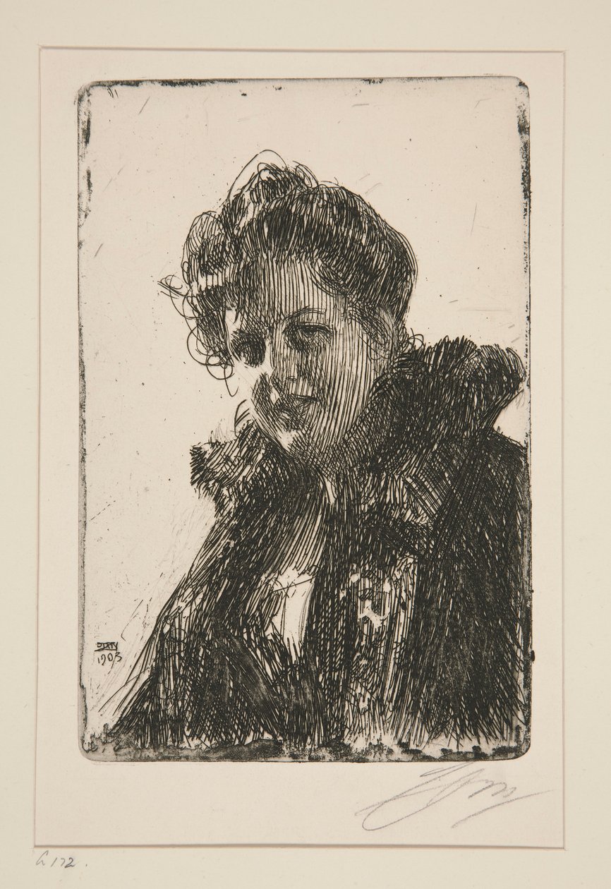 Bayan. Granberg by Anders Leonard Zorn