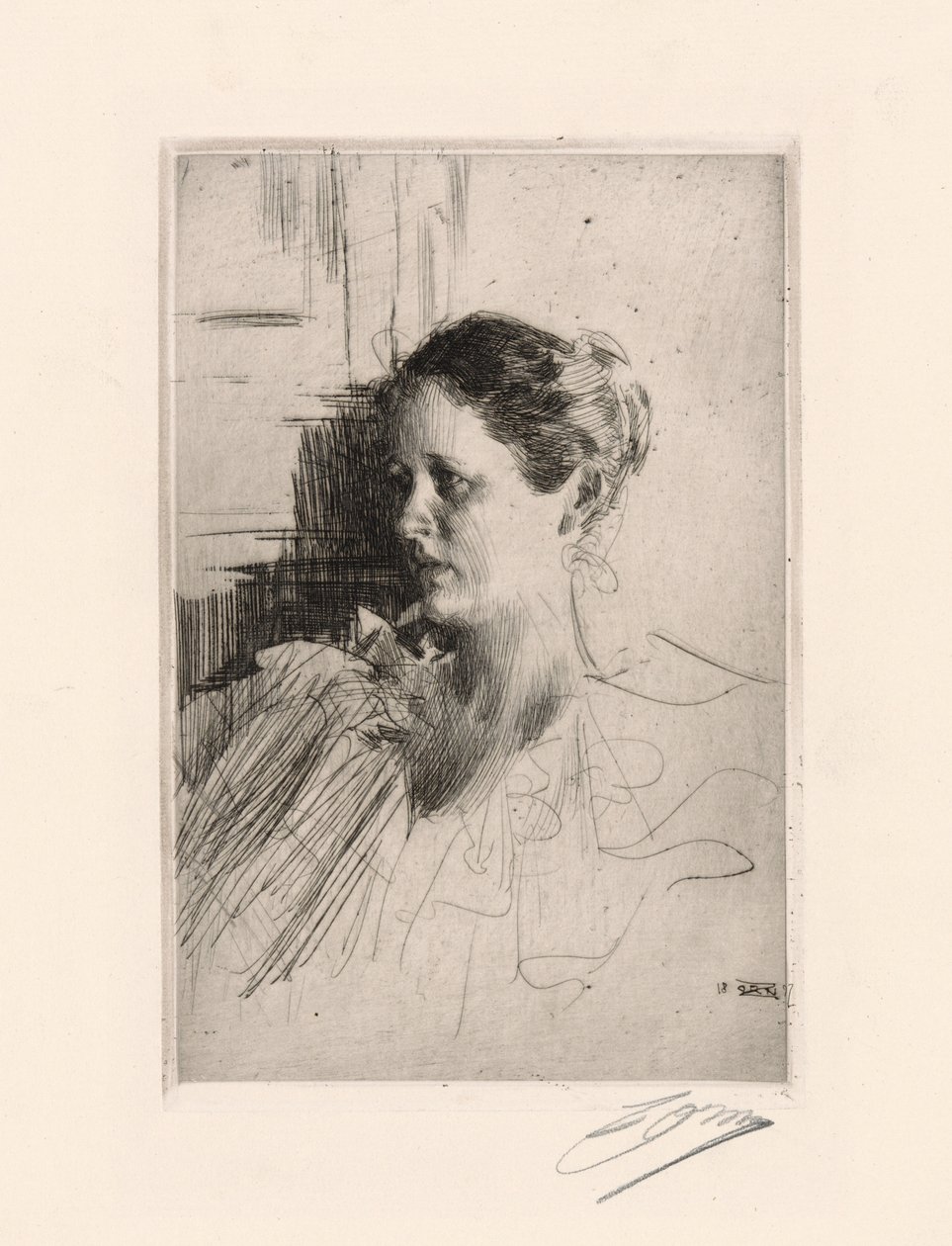 Bayan Nagel by Anders Leonard Zorn