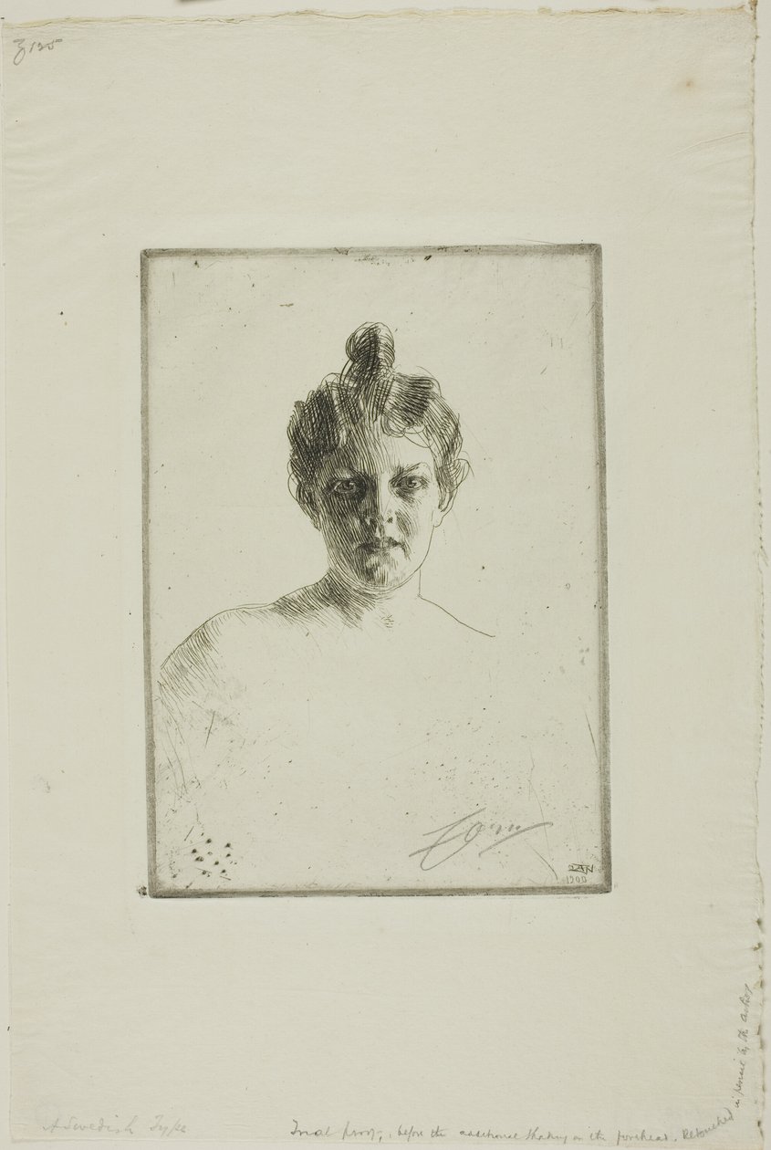 Bayan Runeberg by Anders Leonard Zorn