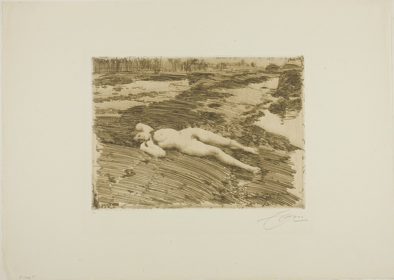 kumlarda by Anders Leonard Zorn