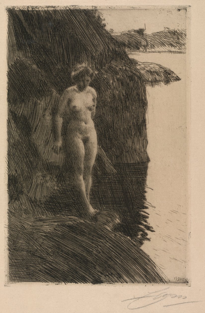 uçurum by Anders Leonard Zorn