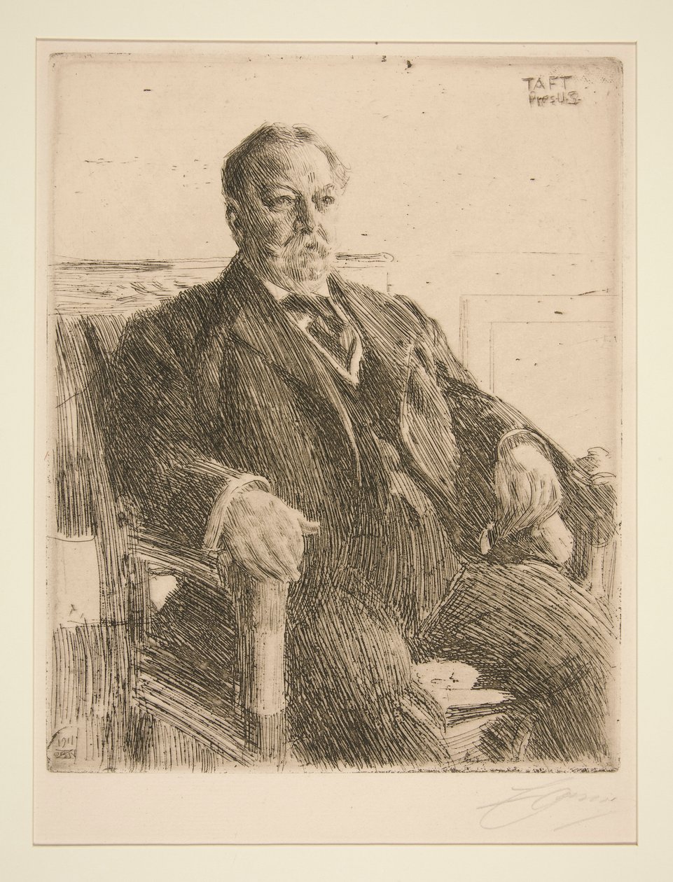 Başkan William H. Taft by Anders Leonard Zorn