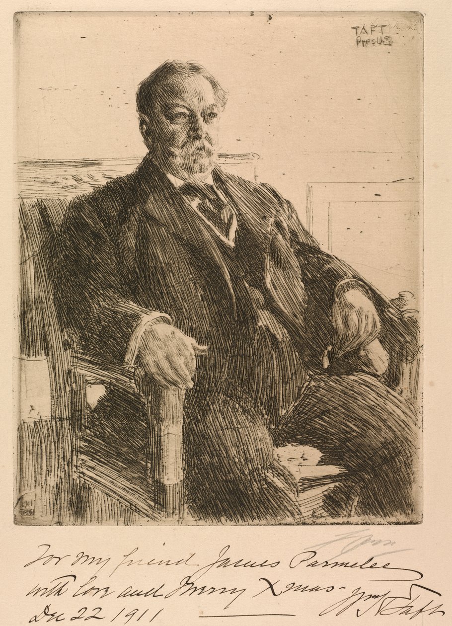 Başkan William Howard Taft by Anders Leonard Zorn