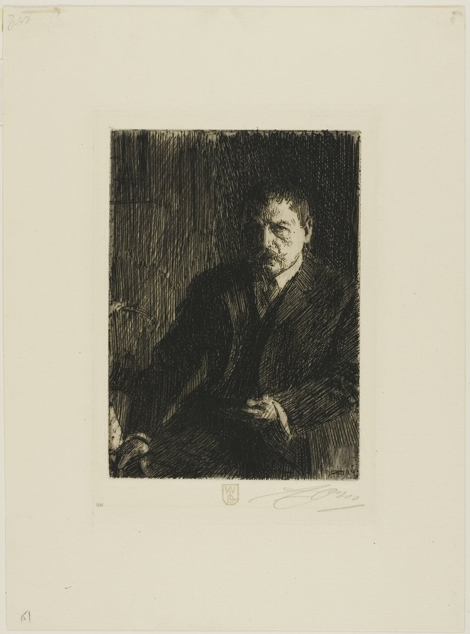 Otoportre 1904 I by Anders Leonard Zorn