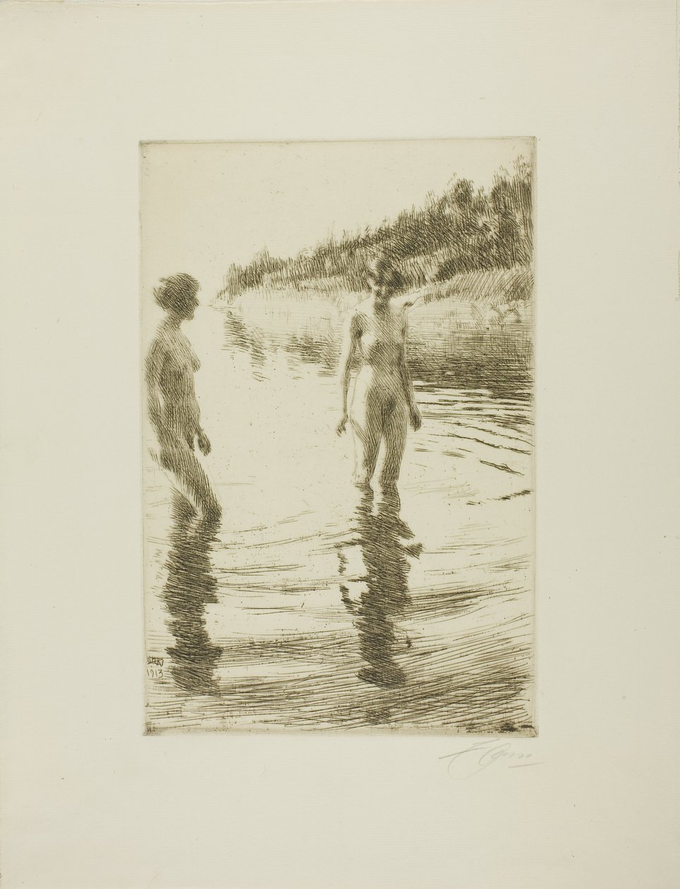 Sığ by Anders Leonard Zorn